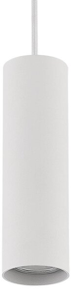 Lindby függőlámpa Linaro, 20 cm, fehér, 1-fázisú, GU10, Fehér / opál, Nappali / Étkező, fém, Modern