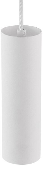 Lindby függőlámpa Linaro, 20 cm, fehér, 1-fázisú, GU10, Fehér / opál, Nappali / Étkező, fém, Modern