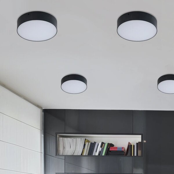 LED mennyezeti lámpa Monza R 22 4000K fekete