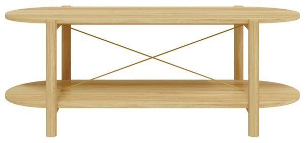Szerelt fa dohányzóasztal 110 x 48 x 40 cm
