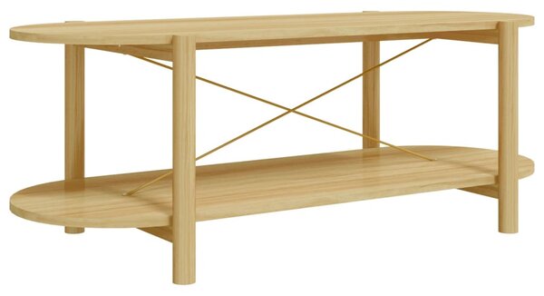 Szerelt fa dohányzóasztal 110 x 48 x 40 cm