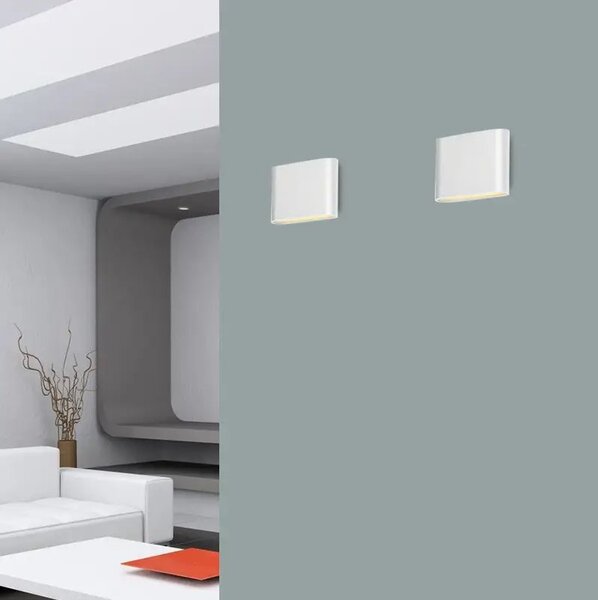 LED kültéri fali világítás Cremona S fehér