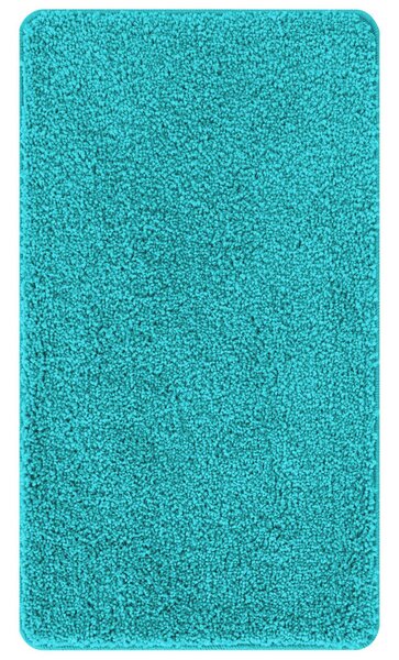 Fürdőszoba Szőnyeg Négyszögletes Türkiz 70x120 cm Polipropilén Csúszásmentes