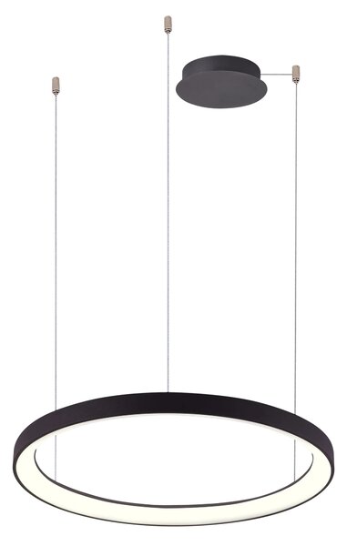 Modern LED-es csillár Agnes 48, szabályozható fekete