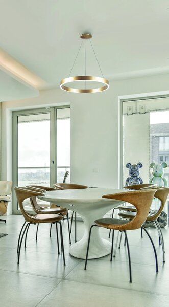 Design csillár Marco gold 60 – Arany
