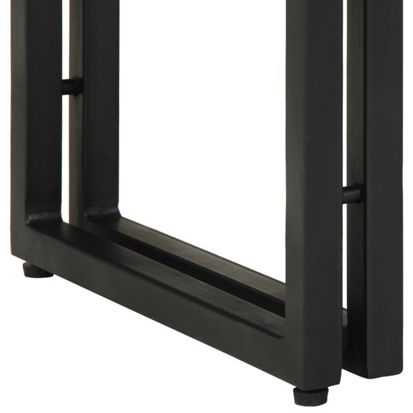 Konzolasztal fiókkal Barna 90 x 33 x 75 cm Tömör Akácfa