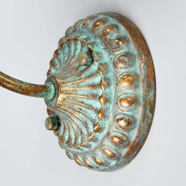 Lindby Beno képvilágító lámpa, 25 cm, fém, E14 zöld feszültséggel, dimmelhető, Bronz / antik sárgaréz, Nappali / Étkező, fém, Antik