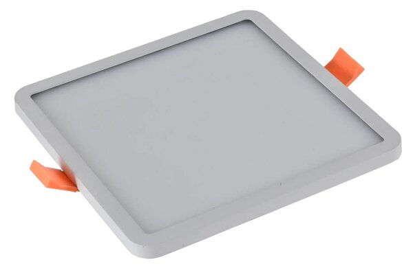Spotlámpa Slim 15 Square 4000K Ip44 fekete gipszkartonhoz