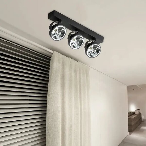 Spotlámpa Jerry 3 230V fekete