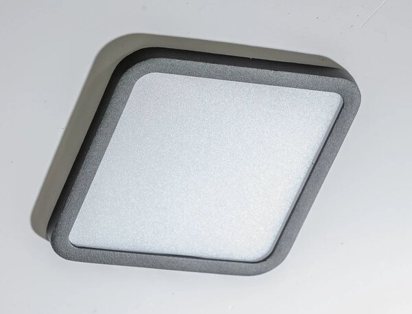 Spotlámpa Slim 15 Square 4000K Ip44 fekete gipszkartonhoz