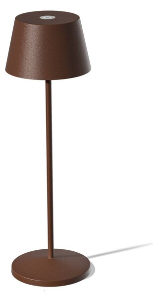 LOOM DESIGN Modi LED-es teraszvilágítás, corten, dimmelhető, Barna / rozsda, Nappali / Étkező, Alumínium, Modern