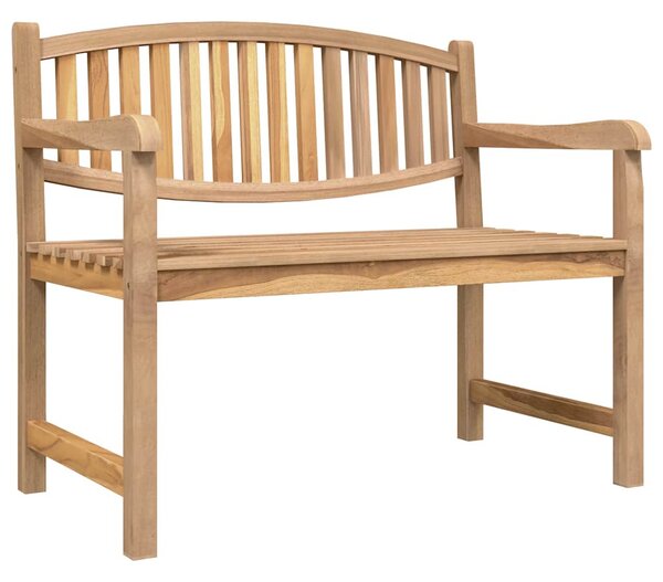 Tömör tíkfa kerti pad 114 x 59 x 87 cm