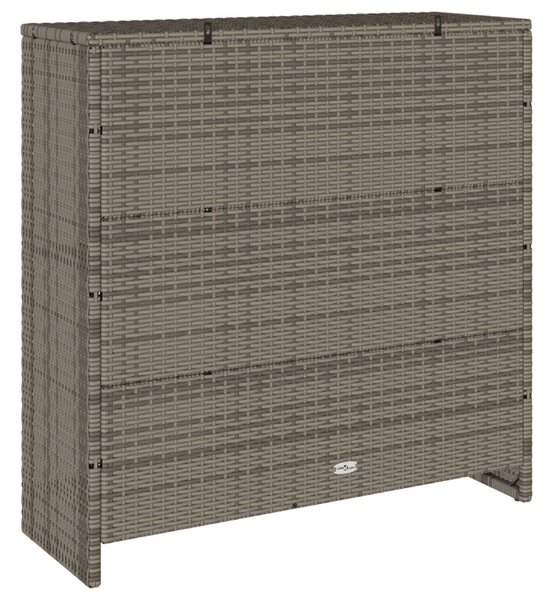 Tárolószekrény Szürke 100x36x102 cm Rattan