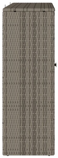 Tárolószekrény Szürke 100x36x102 cm Rattan
