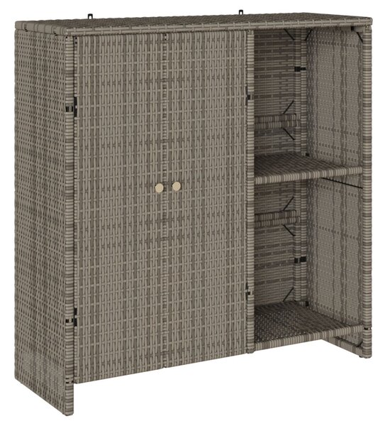 Tárolószekrény Szürke 100x36x102 cm Rattan