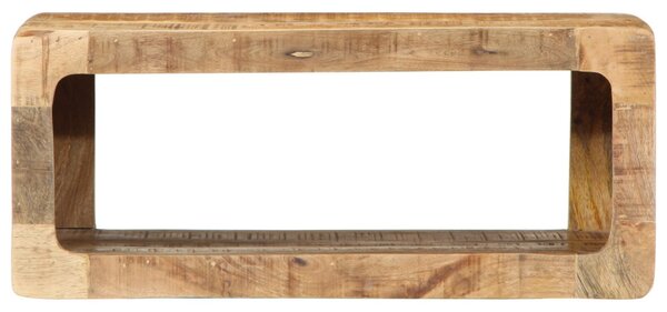 TV szekrény polcokkal Barna 60 x 30 x 25 cm Tömör mangófa