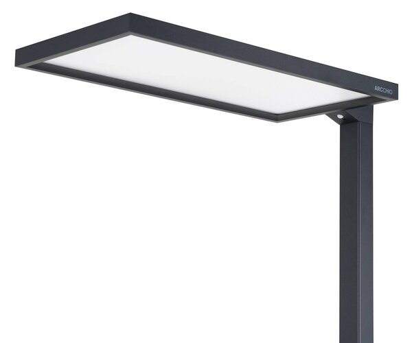 Arcchio Nelus LED irodai állólámpa, fekete, érzékelős, dimmelhető, dimmelhető, Fekete, Dolgozószoba / Iroda, fém, Modern
