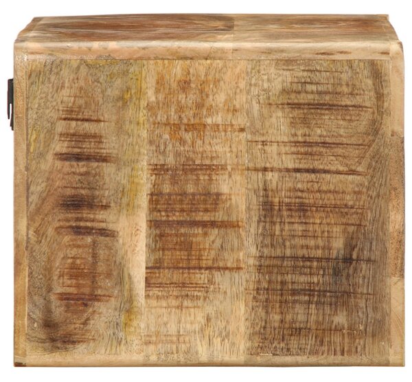 TV szekrény polcokkal Barna 60 x 30 x 25 cm Tömör mangófa