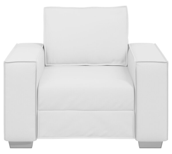 VidaXL Fotel Fehér 100 cm Műbőr