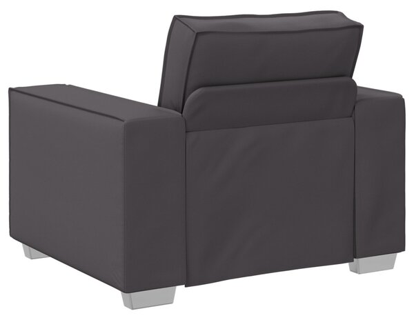 Fotel Szürke 100 cm Műbőr