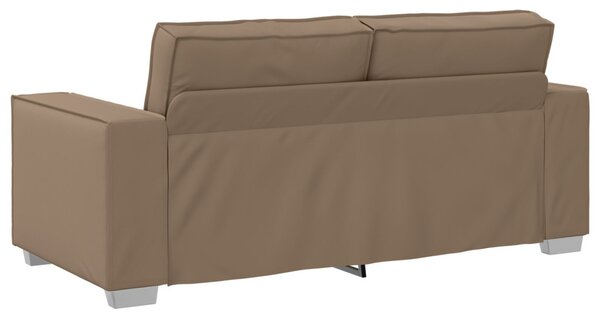 Kétfős kanapé, Cappuccino, 140 cm, Műbőr