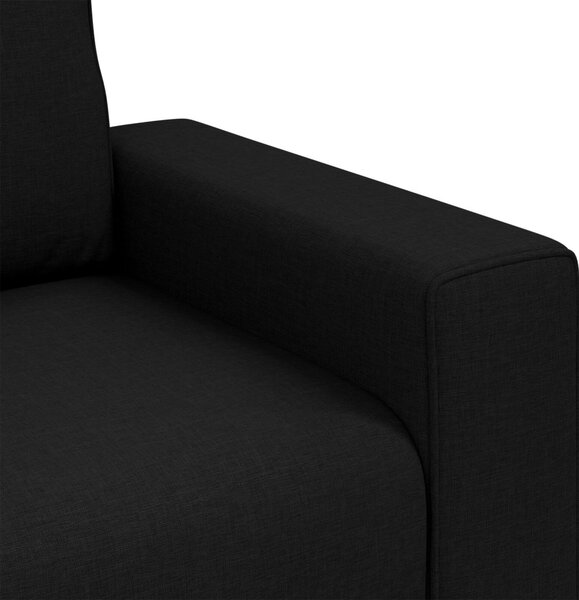 VidaXL Kanapé Fekete 100 x 80 x 82 cm szövet