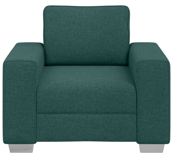 Fotel Sötétzöld 59 cm Textil