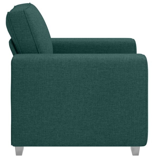 Fotel Sötétzöld 59 cm Textil