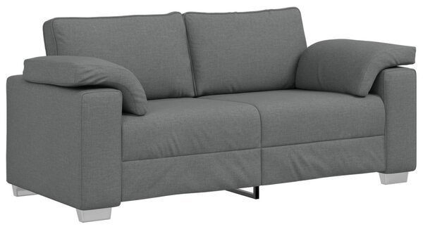 Kétszemélyes kanapé Sötétszürke 180 cm szövet