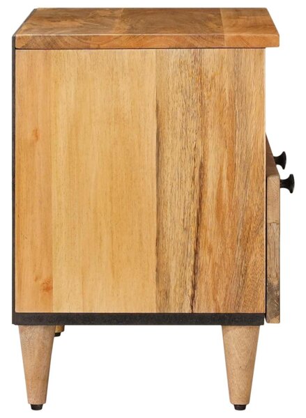 TV szekrény fiókkal Természetes 70 x 33 x 46 cm Tömör Mangófát