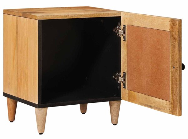 Éjjeliszekrény 2 pcs Természetes 40 x 33 x 46 cm Tömör Mangófát