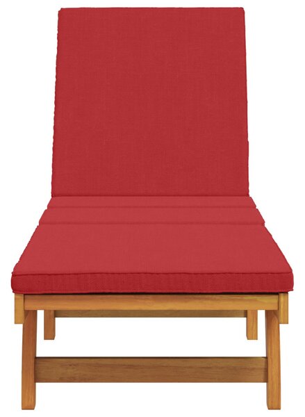 Napozó Barna 199 x 63 x 85 cm Tömör Akácfa