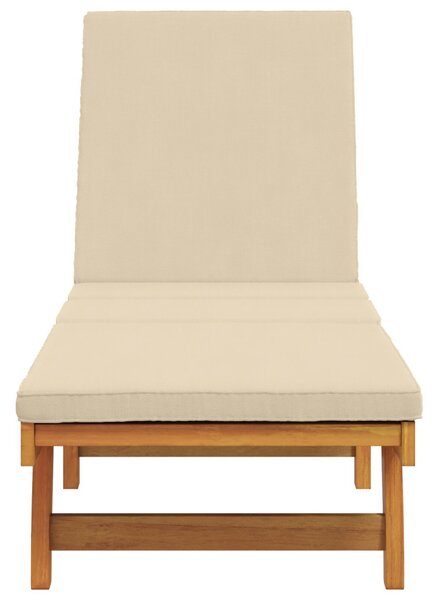 Napozó Barna 199 x 63 x 85 cm Tömör Akácfa