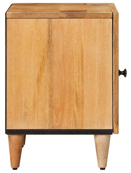 Éjjeliszekrény 2 pcs Természetes 40 x 33 x 46 cm Tömör Mangófát