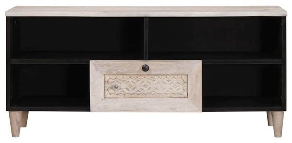 TV egységek fiókkal polcokkal Fehér 105 x 33 x 46 cm Faanyag
