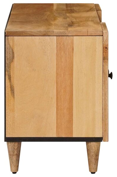TV szekrény Természetes 105 x 33,5 x 46 cm Tömör Mangófát