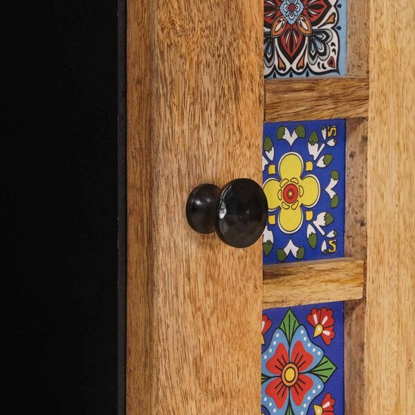 Dohányzóasztal Természetes 100 x 54 x 40 cm Tömör Mangófát