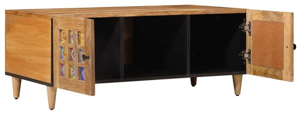 Dohányzóasztal Természetes 100 x 54 x 40 cm Tömör Mangófát