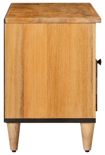 TV szekrény fiókkal Természetes 100 x 33 x 46 cm Tömör Mangófát