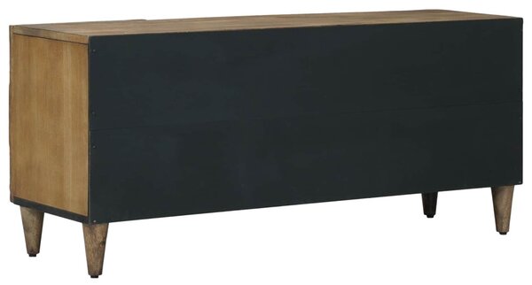 TV szekrény fiókkal Barna 105 x 33,5 x 46 cm Tömör Mangófát
