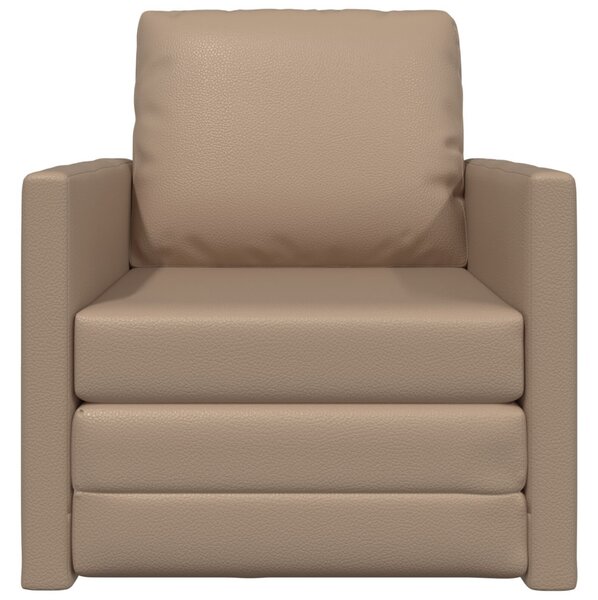 VidaXL Kanapéágy 60cm Cappuccino Mübőr