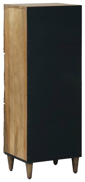 Magas Tálca polcokkal Barna 40 x 33,5 x 110 cm Tömör Mangófát