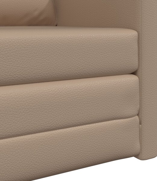 VidaXL Kanapéágy 60cm Cappuccino Mübőr