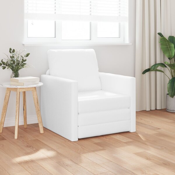 VidaXL Kanapéágy 60cm Fehér Mübőr