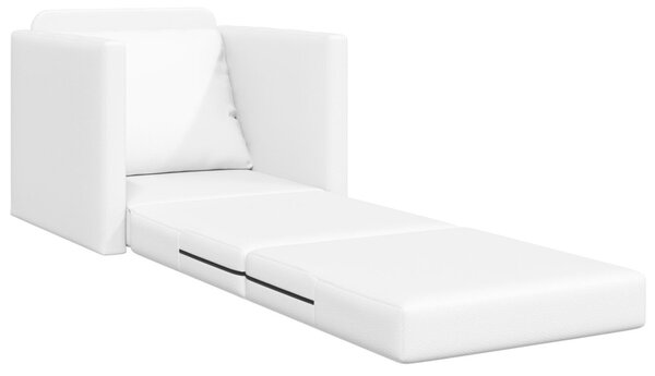 VidaXL Kanapéágy 60cm Fehér Mübőr