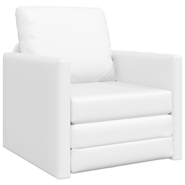 VidaXL Kanapéágy 60cm Fehér Mübőr