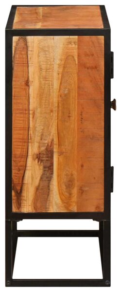 Széf tárolóval Beta Természetes 70 x 30 x 75 cm Tömör Akácfa