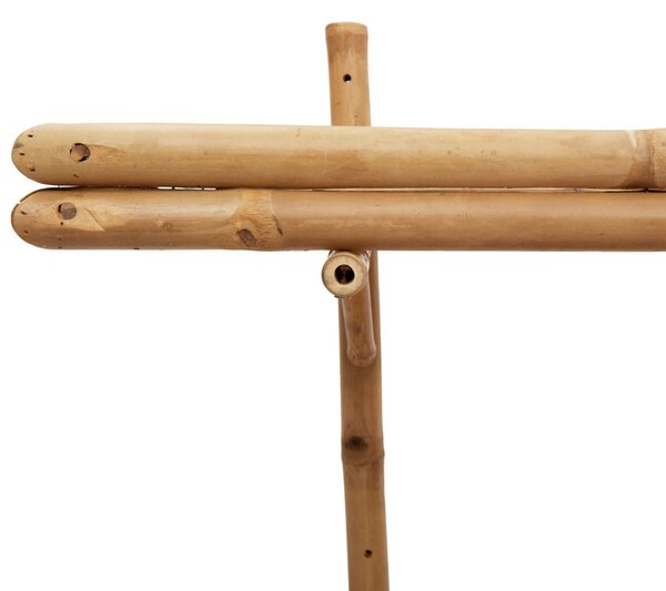 Falifiók polcokkal tárolóval Barna 100 x 26 x 60 cm bambusz