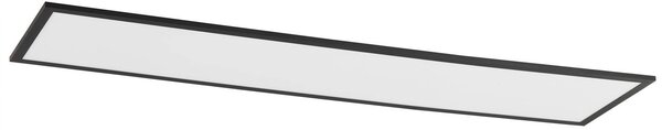Lindby LED panel Lamin, fekete, 120cm, CCT, dimmelhető, távirányítós, dimmelhető, Fekete, Nappali / Étkező, Modern