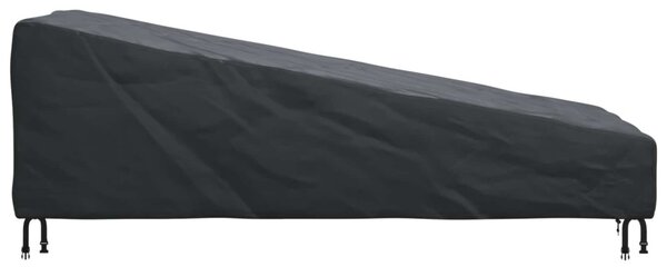 Kültéri bútor takaró 203 x 81 x 63 cm 210D Oxford Szövet Fekete